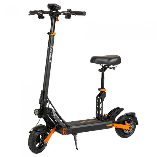 Hulajnoga elektryczna KuKirin G2 PRO Wersja Ulepszona 2024 - Silnik 600W 15.6Ah Opony 9 Cali 45km/h – Czarna Pomarańczowa